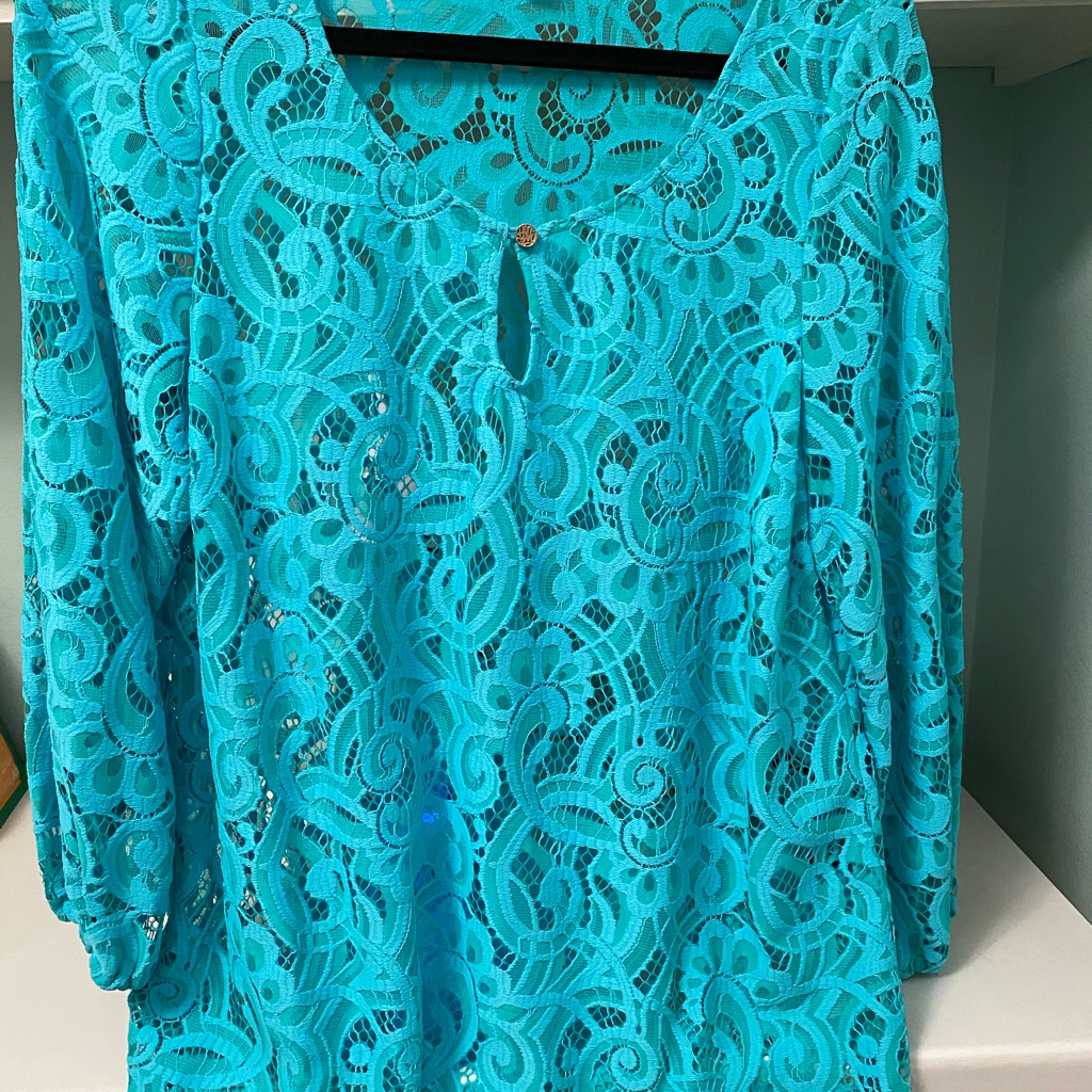 Lilly Pulitzer Aqua Blue Size L